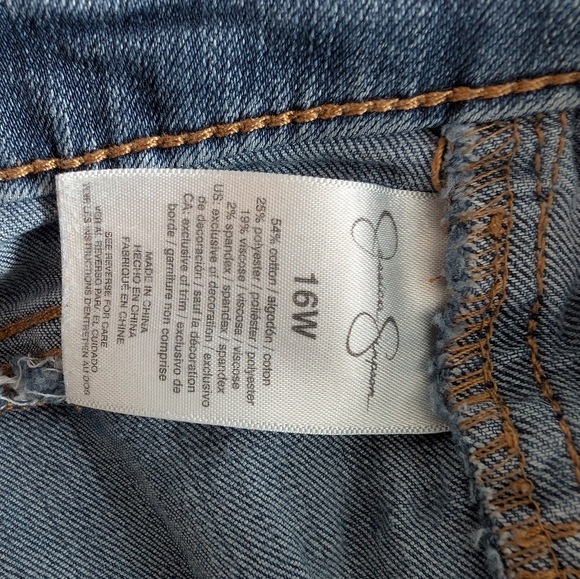 Jessica Simpson High Rise Skinny Jeggings, 16W - Picture 9 of 9